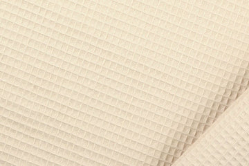 Waffelpiqué, Baumwolle, beige, sand, 0,5 m